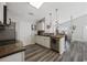 Bright kitchen featuring stainless steel appliances, wood countertops, and modern lighting fixtures at 721 Dunlon Ct., Myrtle Beach, SC 29588