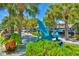 Oversized Adirondack chair adds a fun and whimsical element to the manicured landscape at 750 Shine Ave. # 750, Myrtle Beach, SC 29577