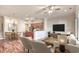 Bright and airy living room with hardwood floors and open concept design at 750 Shine Ave. # 750, Myrtle Beach, SC 29577