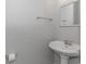 Powder room featuring updated gray paint and a pedestal sink at 751 Painted Bunting Dr. # E, Murrells Inlet, SC 29576