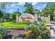 Welcoming entrance sign amidst beautifully landscaped grounds, showcasing community pride and curb appeal at 840 Jeter Ln., Myrtle Beach, SC 29588