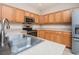 Kitchen featuring stainless steel appliances, a double sink, and plenty of counter space at 908 Wrigley Dr. # 17-3_17-3G, Myrtle Beach, SC 29588