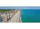 Breathtaking aerial view capturing the coastline, beach, and cityscape, highlighting the desirable location at 9550 Shore Dr. # 529, Myrtle Beach, SC 29572