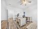 Office featuring a large wooden desk and two adjacent doorways at 1008 Mary Read Dr., North Myrtle Beach, SC 29582