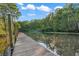 Community dock extends over calm water surrounded by lush greenery, perfect for relaxing at 103 Pigeon Forge Ct., Murrells Inlet, SC 29576