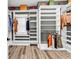 Well-organized walk-in closet with ample shelving and storage space at 103 Pigeon Forge Ct., Murrells Inlet, SC 29576