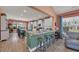 Spacious kitchen with granite countertops, lots of storage, and an island with seating at 1145 Captain Hooks Way, North Myrtle Beach, SC 29582