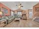 Cozy living room with comfortable seating, stylish decor, and ample natural light at 1145 Captain Hooks Way, North Myrtle Beach, SC 29582