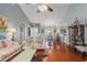 The living room features a hardwood floor and provides open access to the dining area at 117 Butkus Dr. # 6, Myrtle Beach, SC 29588