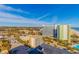 Breathtaking aerial view of the resort featuring pools, palm trees, and oceanfront buildings at 1207 Ocean Blvd. S # 20802, Myrtle Beach, SC 29577