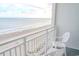 Lovely balcony featuring outdoor seating and a view of the beach and ocean beyond at 1207 Ocean Blvd. S # 20802, Myrtle Beach, SC 29577
