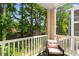 Balcony with views of the construction and lush trees at 1298 River Oaks Dr. # 5-I, Myrtle Beach, SC 29579