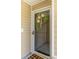 Charming front door with a decorative wreath, offering a warm welcome to guests and residents alike at 2020 Willow Run Dr. # D, Little River, SC 29566