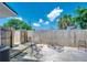 Backyard deck space ideal for outdoor entertaining with chairs and table at 2309 Withers Dr. # 5, Myrtle Beach, SC 29577