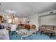 Spacious living room with dining area featuring a chandelier and comfortable seating at 2309 Withers Dr. # 5, Myrtle Beach, SC 29577