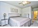 Cozy bedroom with white furniture and neutral bedding creates a relaxing space at 2315 Blackthorn Dr., Conway, SC 29526