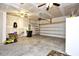 Spacious two car garage with high ceilings and three ceiling fans at 2315 Blackthorn Dr., Conway, SC 29526