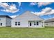 Expansive backyard with a covered porch perfect for outdoor relaxation at 245 Nw Mayflower Dr., Calabash, NC 28467