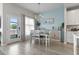 Bright dining area with coastal decor, natural light, and stylish table setting at 2572 Brescia St., Myrtle Beach, SC 29579