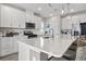 Kitchen featuring white cabinets, stainless steel appliances and a large island with pendant lighting at 2572 Brescia St., Myrtle Beach, SC 29579