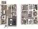 Detailed overhead floor plan shows the layout of both stories of the house at 2610 Tranquility Loop, Longs, SC 29568
