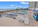 Take a dip in one of the uniquely-shaped outdoor swimming pools with lounge chairs and beach access at 2801 S Ocean Blvd. # 941, North Myrtle Beach, SC 29582