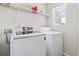 Laundry room with white washer and dryer at 314 Kiskadee Loop # 8-C, Conway, SC 29526