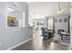 Open-concept living area with views of the dining room and kitchen at 3468 Trailside Dr., Little River, SC 29566