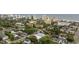 Scenic aerial shot showcasing the property's proximity to the beach, surrounded by lush greenery and urban buildings at 403 14Th Ave. S, Myrtle Beach, SC 29572