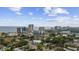 Aerial view of property emphasizing proximity to the ocean and nearby commercial buildings at 403 14Th Ave. S, Myrtle Beach, SC 29572