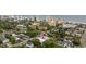 Aerial shot of home close to nearby beach; home has nearby restaurants, gas stations, and shops at 403 14Th Ave. S, Myrtle Beach, SC 29572