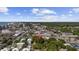 Wide aerial view showing the home in proximity to the beach, attractions, and nearby restaurants at 409 2Nd Ave. S, Myrtle Beach, SC 29577