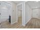 Hallway leading to a bathroom and the front door at 409 2Nd Ave. S, Myrtle Beach, SC 29577
