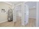 Utility room featuring a water heater and laundry hookups at 409 2Nd Ave. S, Myrtle Beach, SC 29577