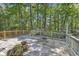 Spacious wooded back deck is great for entertaining and enjoying a private backyard at 4131 Gunter Lake Rd., Galivants Ferry, SC 29544
