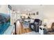 Comfortable living area with modern furnishings and an open layout, seamlessly connects to the kitchen at 4477 Little River Inn Ln. # 1802, Little River, SC 29566