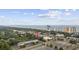 An aerial view features a property near the ocean, with buildings and commercial establishments surrounding the area at 505 28Th Ave. N, Myrtle Beach, SC 29577