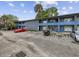 This is a nice two story apartment complex with ample parking and blue trim at 505 28Th Ave. N, Myrtle Beach, SC 29577
