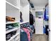 Walk-in closet providing ample space for storing clothing and accessories with well-organized shelving at 521 Bay Drive Ext., Garden City Beach, SC 29576