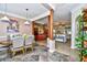 Inviting dining area seamlessly flowing into the kitchen and living room at 5718 Herring Gull Circle, North Myrtle Beach, SC 29582
