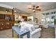 Spacious living room with a full view to the kitchen at 5718 Herring Gull Circle, North Myrtle Beach, SC 29582