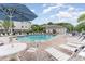 Resort-style pool area with lounge chairs and umbrellas, perfect for relaxation at 6253 Catalina Dr. # 1523, North Myrtle Beach, SC 29582