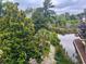 Scenic water view with lush greenery and a private dock at 6813 Porcher Dr. # 1, Myrtle Beach, SC 29572