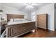 Bedroom with wood furniture, hardwood floors, and a ceiling fan at 7007 Blade Beak Ln., Myrtle Beach, SC 29588