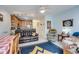 Inviting open-concept living area featuring a comfortable layout and easy access to kitchen at 702 Beach Walk Pl. # 702, Myrtle Beach, SC 29577