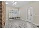 Functional mudroom with custom shelving and a convenient exterior door for easy access at 1043 South Main St., Aynor, SC 29511