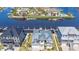 Beautiful aerial view of home, neighborhood, and water access at 109 Serenity Point Dr., Little River, SC 29566