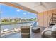 Inviting balcony with comfortable seating and stunning waterfront views at 109 Serenity Point Dr., Little River, SC 29566