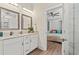 Bathroom features double sinks and cabinets with granite countertops at 109 Serenity Point Dr., Little River, SC 29566
