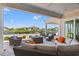 Relaxing outdoor patio offering picturesque views of the surrounding waterway and community at 109 Serenity Point Dr., Little River, SC 29566